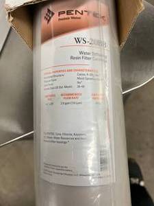 Lot Of 2 NEW IN BOX Pentek WS-20BB Pentair Water Softening Resin Filter Cartridges