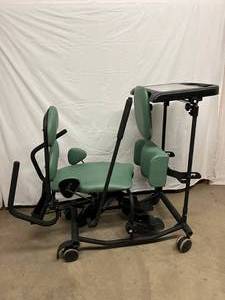 MSRP $4000 EASYSTAND 5000 ADULT MEDIUM OR YOUTH&nbsp180lb WEIGHT CAPACITY USER HEIGHT RANGE 4-56&nbspSIT TO STANDING FRAME&nbspFOR PHYSICAL THERAPY PATIENTS &amp WHEELCHAIR USERS&nbspLAPTOP WORKSTATION - GOOD CONDITION