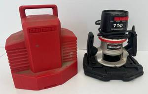 lot 39 image: Craftsman 1 12 Horsepower Router And Protective Case