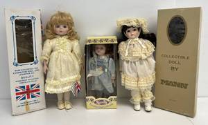 lot 45 image: Group Of Vintage Dolls Including The Wimbleton Collection And More