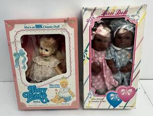 lot 46 image: Group Of Vintage Dolls Including Ideal Brand Baby Tiny Tears And More