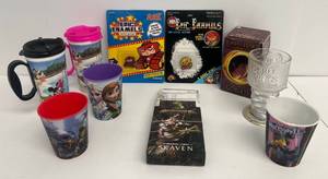 lot 62 image: Group Of Misc Disney And More Including Warhammer Cards, Epic Enamels And More