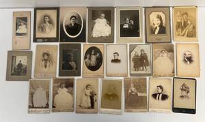 lot 80 image: Group Of Vintage Misc. Photos Mostly People Misc. Sizes
