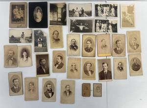 lot 83 image: Group Of Vintage Misc. Photos Mostly People Misc. Sizes