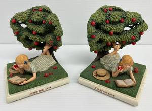 lot 97 image: Vintage American Girl Kristen Bookends By  Pleasant Company Brand