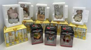 lot 115 image: Group Of Misc. Knick Knacks Including Precious Moments Animal Wagon And Caring Critter