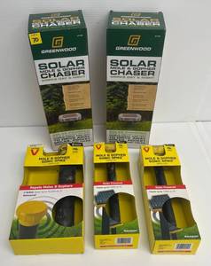 lot 188 image: Group Of Solar Powered Mole Spikes In Original Boxes