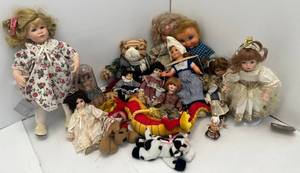 lot 195 image: Large Group Of Misc. Dolls
