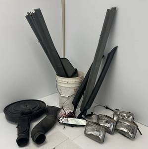 lot 201 image: 1982-92 Camaro Parts Including Air Filter Housing, Interior Pieces Headlamps And More