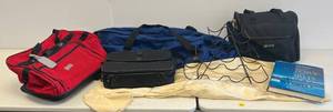 lot 209 image: Group Of Miscellaneous Duffel Bags And Vintage Wedding Dress And More