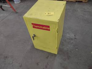 lot 21 image: Flammable Cabinet, 18x20x30.5...