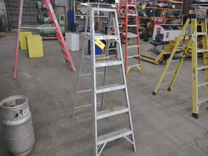 lot 30 image: Werner 6 Aluminum Step Ladder...