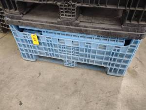 lot 55 image: Fold-Up Poly Crate, 40x48x51 With T...
