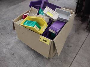 lot 63 image: Assorted Poly Bins...