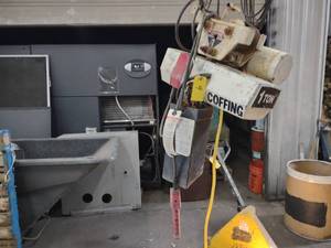 lot 9 image: Coffing 1 Ton Electric Chain Hoist ...