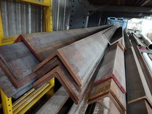 lot 67 image: (5) 5x5x12 Angle Iron, 20 Long...