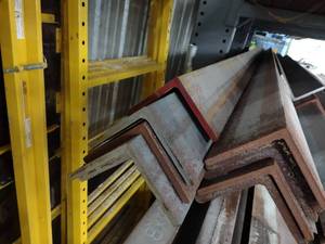 lot 68 image: (5) 5x5x12 Angle Iron, 20 Long...