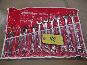 lot 98 image: Wrench Set, 38 - 1, New...