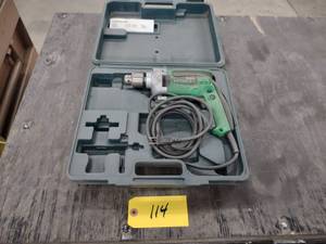 lot 114 image: Hitachi Electric Drill, Works...