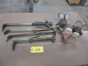 lot 126 image: Assorted Torches & Gauges...