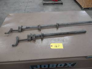 lot 127 image: (2) Bar Clamps...