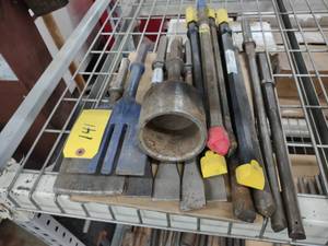 lot 141 image: Assorted 78 Jack Hammer Bits...