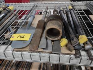 lot 142 image: Assorted 78 Jack Hammer Bits...