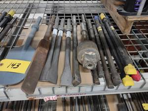 lot 143 image: Assorted 78 Jack Hammer Bits...