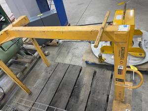 lot 20 image: Caldwell Crane Mount Pallet Lifter, 1 Ton...