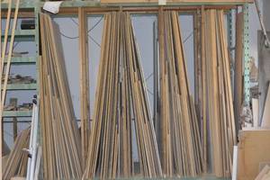 lot 46 image: 1 Sheet 1-18 4 x 8  Partical Board