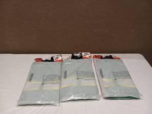 (3) GREEN HIGH VISIBILITY VEST