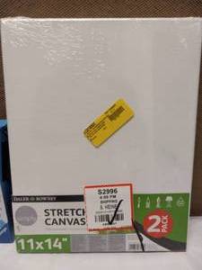 (2) PACK PAINTING CANVAS & PUZZLE