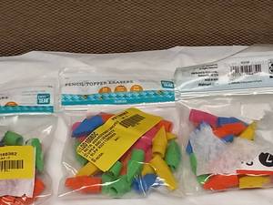 SCHOOL SUPPLIES ERASERS, PENS,GLUE AND MORE