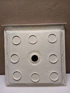 42 IN X 34IN SINGLE THRESHOLD SHOWER BASE IN WHITE