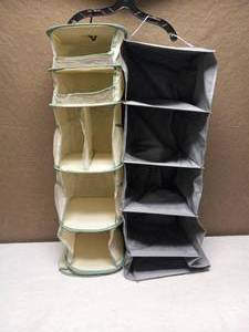 (2) HANGING STORAGE BAGS