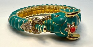 lot 32 image: Kenneth J Lane Elegant Elephant Bracelet