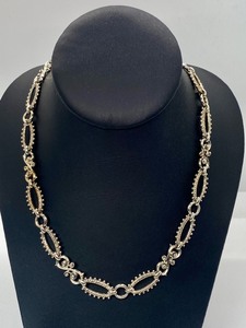 lot 59 image: Beautiful Barbara Bixby Sterling and 18k Intricately Designed Necklace