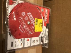 lot 22 image: DIABLO 12 in. x 96-Tooth LaminateAluminumPlastics Circular Saw Blade Customer Returns See Terms on Auction