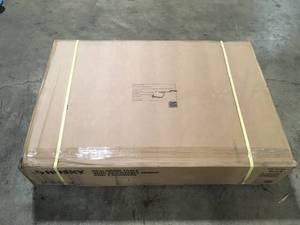 Husky 46 in. Adjustable Height Work Table with 2-Drawers in Black - open box - review all pictures