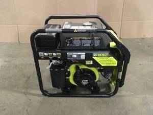 RYOBI 4000-Watt Gasoline Powered Digital Inverter Generator with CO Shutdown Open Box - Review all pictures