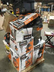 Mix lot of Ridgid Wet Vacuums - Various Sizes and Conditions -Review all pictures
