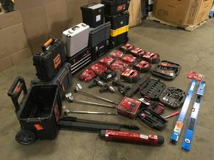 Mix lot of Small Hand Tools and Storage Boxes, review all pictures - Customer returns