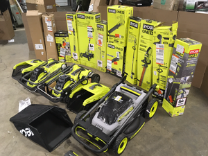 Mix lot of Outdoor Ryobi Tools, String Trimmers- Various Sizes and Conditions