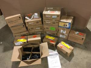 lot 3 image: Mix lot of Caster Kit for Garage Base Cabinets and Tool Boxes Customer Returns - Review all pictures