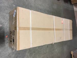 lot 14 image: Husky Ready-to-Assemble 24-Gauge Steel Freestanding Garage Cabinet in Black (48 in. W x 72 in. H x 18 in. D)- Review all pictures