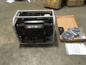 lot 18 image: SIMPSON PowerShot 3400-Watt Recoil Start Gas Portable Generator - Open Box - review all pictures