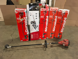 lot 30 image: Mix lot of Homelite Straight Shaft trimmer - review all pictures - Customer Returns