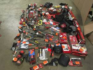Mix lot of Husky mechanic  Hand Tools, Various models and conditions  - Customer Returns - Review all pictures