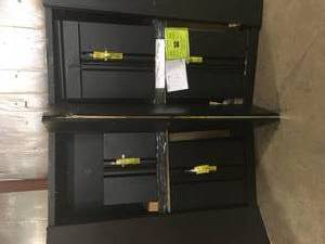 Husky 3-Piece Regular Duty Welded Steel Garage Storage System in Black (54 in. W x 75 in. H x 19 in. D)- Has Damage - Review all pictures
