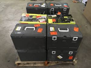 Mix Lot of Ryobi Chain Saws, various models and conditions -Customer Returns - Review all pictures